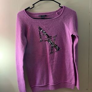 Purple A/X Sweater